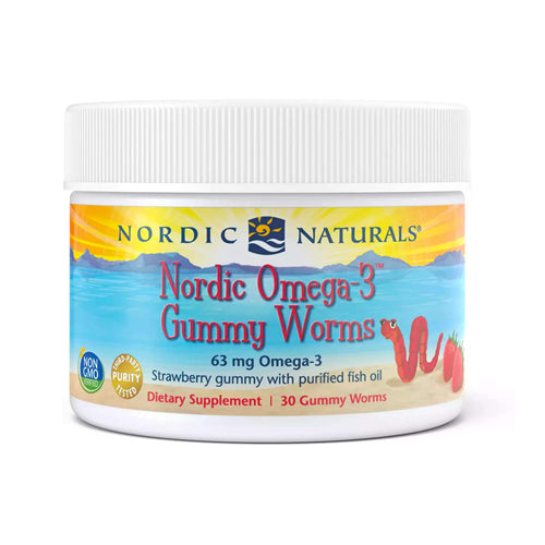Nordic Omega-3 Gummy Worms(노딕 오메가 츄어블 거미) - OPTVITAMIN