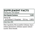 P5P: Pyridoxal 5 Phosphate (Vitamin B6 P5P) 180 tablets